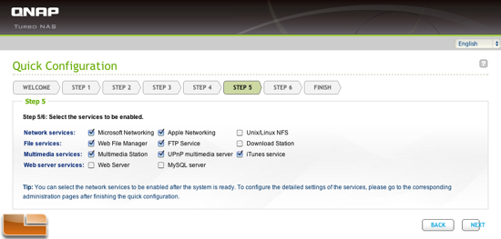 QNAP TS-419P+ Step 5