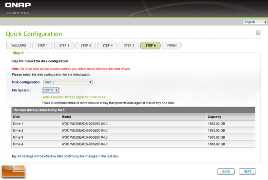 QNAP TS-419P+ Step 6