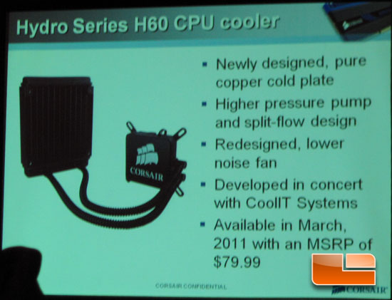 Corsair Hydro Series H60 Water Cooling