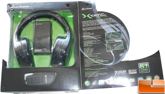 Sharkoon X-Tactic 5.1 Digital Headset Box Flap