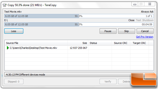 Teracopy Benchmark