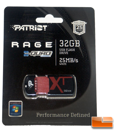 Patriot Extreme Performance Xporter XT Rage USB Flash Drive