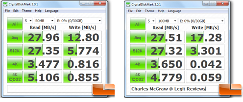 Crystal Disk Mark Benchmark