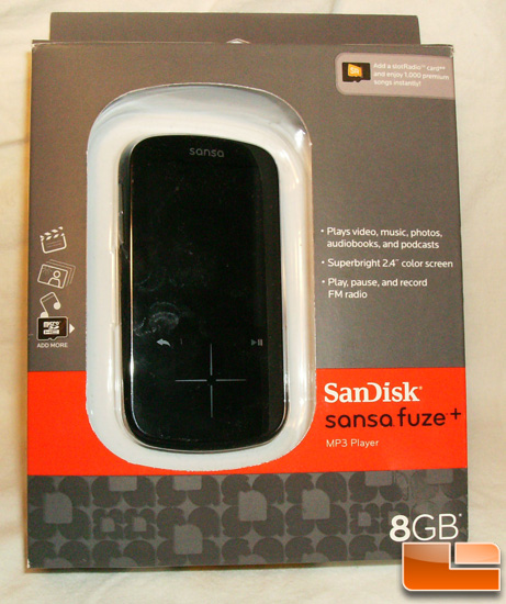 SanDisk Sansa Fuze+ 8GB MP3 Player Review