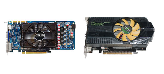 ASUS GeForce 9600 GSO 512MB vs AXLE GeForce GT 430