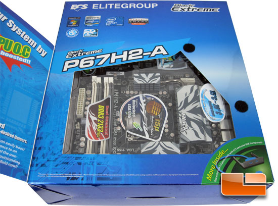 ECS P67H2-A Black Extreme Retail Packaging and Bundle