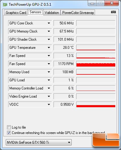 ASUS GeForce GTX 560 Ti Video Card GPU-Z 0.5.0 Details