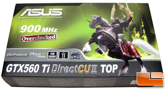 ASUS GeForce ENGTX560 Top Video Card Retail Box Front