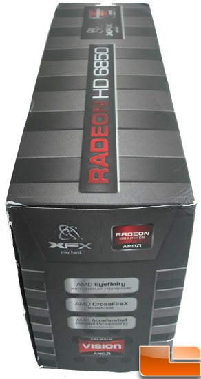 XFX Radeon HD 6850 Video Card Box Side1