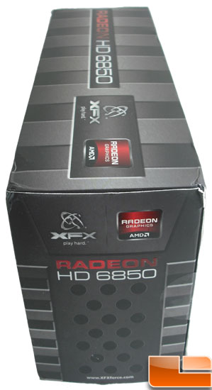 XFX Radeon HD 6850 Video Card Box Side2