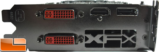 XFX Radeon HD 6850 Video Card Connectors