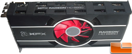XFX Radeon HD 6850 Video Card Top