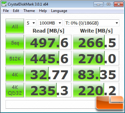 OCZ Vertex 3 PRO CRYSTALDISKMARK P67