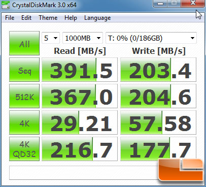 OCZ Vertex 3 PRO CRYSTALDISKMARK X58