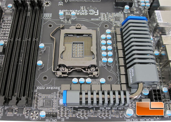 GIGABYTE P67A-UD4 Motherboard Layout