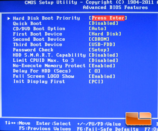 GIGABYTE P67A-UD4 Motherboard System BIOS