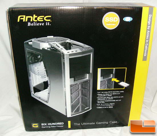 Antec 600 v2 Gaming Case Box Front