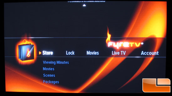 FyreTV BoXXX Menu