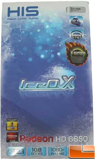 XFX Radeon HD 6850 Video Card Box front