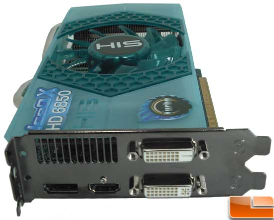 HIS Radeon HD 6850 Turbo Video Card Connectors