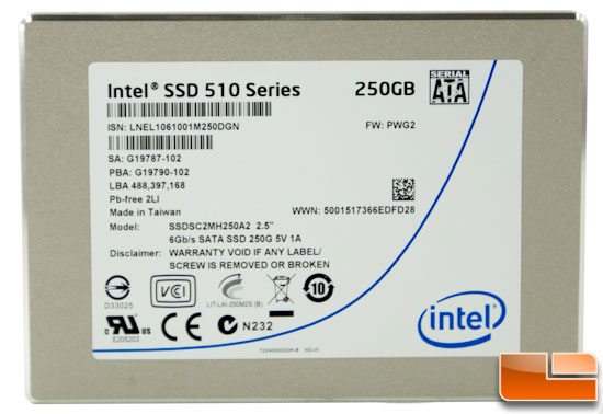Intel 510 Series opened