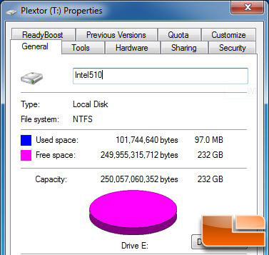 Intel 510 Series PROPERTIES