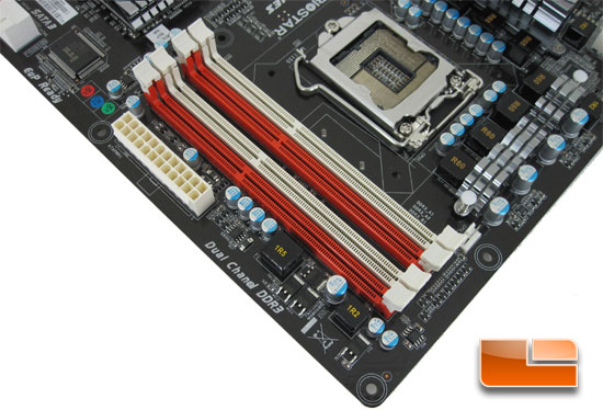 BIOSTAR TP67XE Motherboard Layout