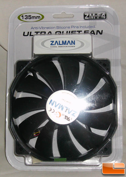 Zalman ZM-F4 135mm Multipurpose Quiet Fan