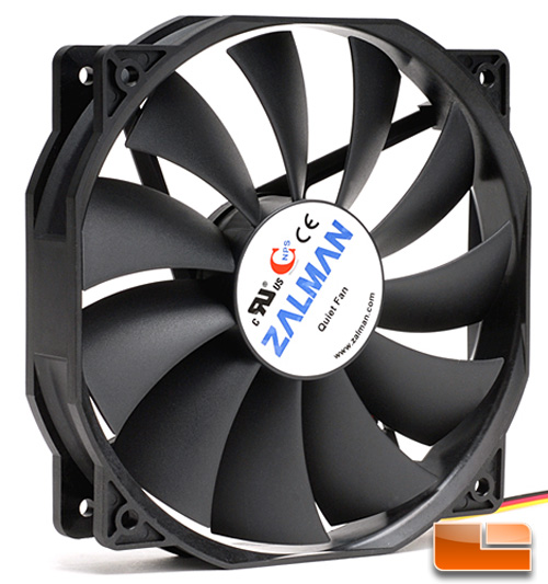 Zalman ZM-F4 135mm Multipurpose Fan Side View