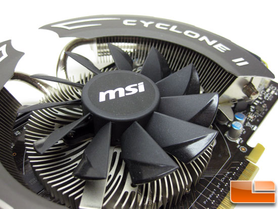 MSI N550GTX-Ti Cyclone II OC Video Card Fan