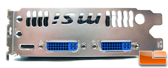 MSI N550GTX-Ti Cyclone II OC Video Card DVI Connectors