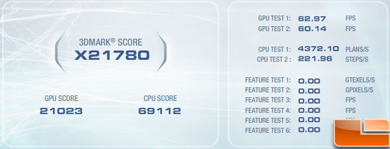 ASUS GeForce GTX590 Video Card Vantage Overclocked