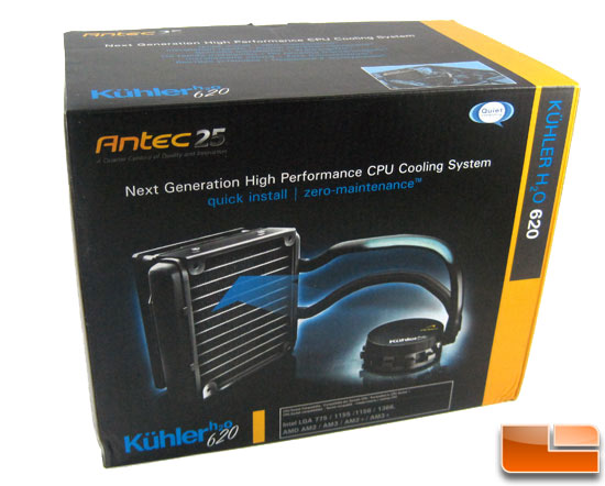 Antec Kuhler H2O 620 box front