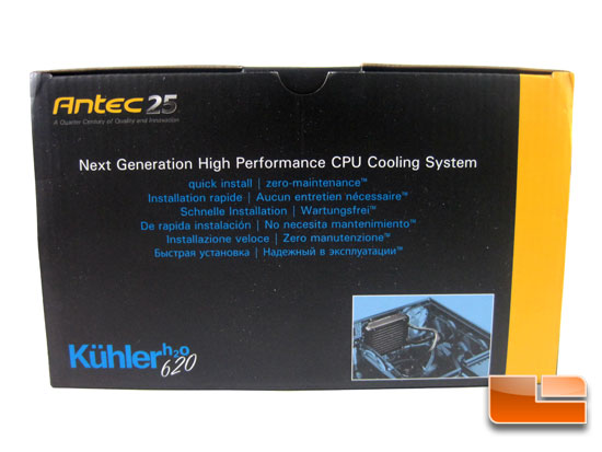 Antec Kuhler H2O 620 box top