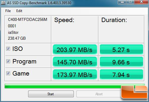 CRUCIAL M4/MICRON C400 AS-SSD