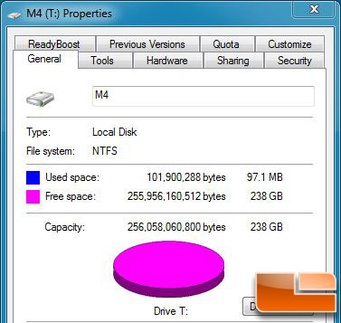 CRUCIAL M4/MICRON C400 PROPERTIES