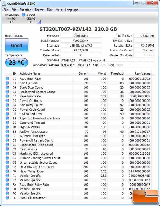 Crystal Disk Info