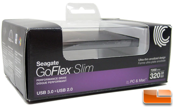 Seagate GoFlex Slim 320GB portable hard drive