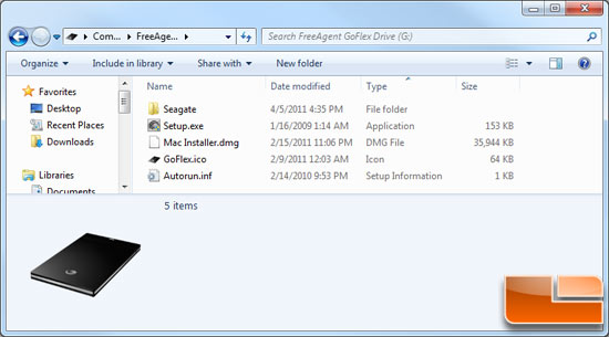 Seagate GoFlex Slim 320GB Mac Driver