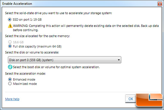 Intel RST Acceleration