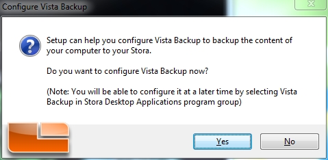 Stora Backup Setup