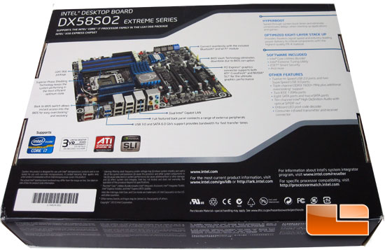 Intel DX58S02 Retail Box and Bundle