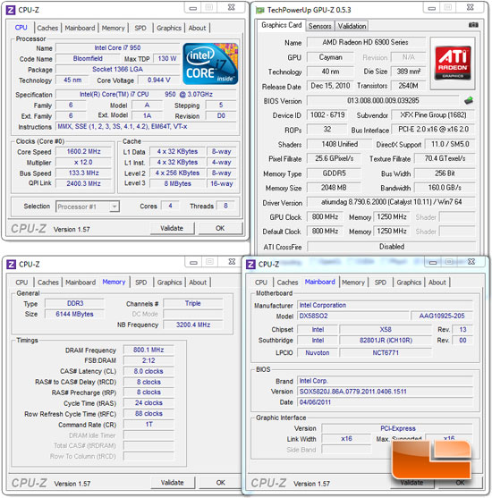 Intel DX58S02 X58 Motherboard System Settings