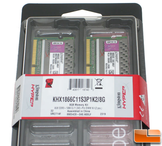 Kingston HyperX PnP DDR3 Memory Kit