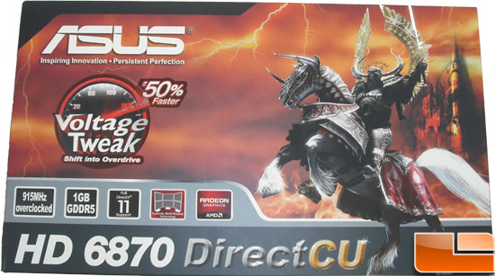 Asus Radeon HD 6870 Video Card Box 

Front