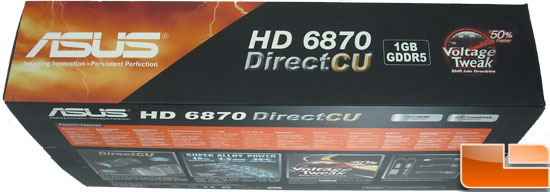 Asus Radeon HD 6870 Video Card Box Top
