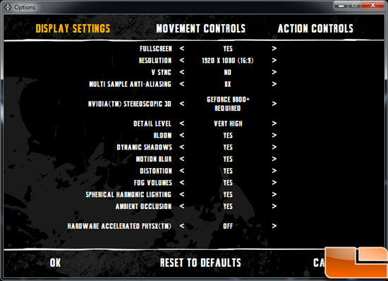 Asus Radeon HD 6870 Video Card Batman AA Settings