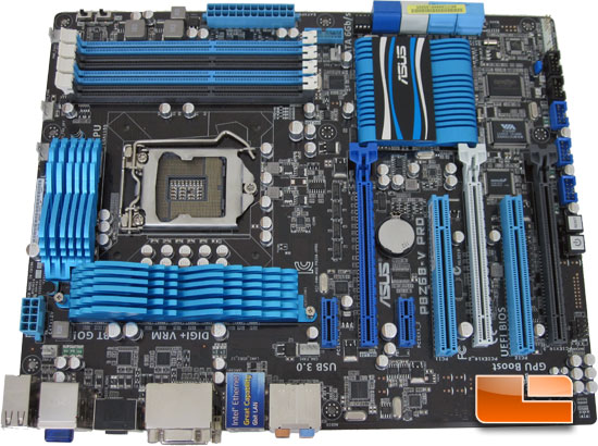 ASUS P8Z68-V Pro Motherboard Layout