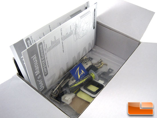 Zalman CNPS11X CPU Cooler inside box