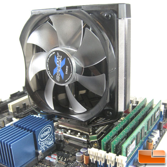 Zalman CNPS11X CPU Cooler installed